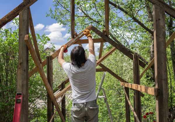 Wood Pergola Repair in Petaluma